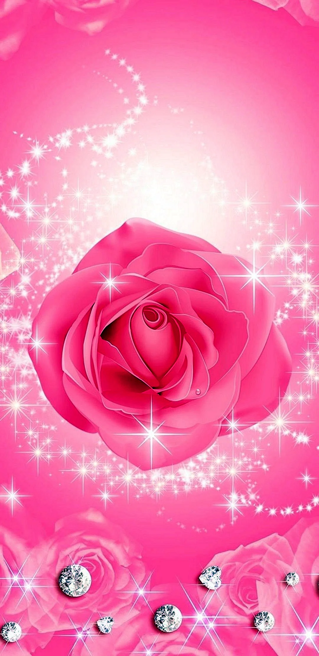 Красивый розовый фон