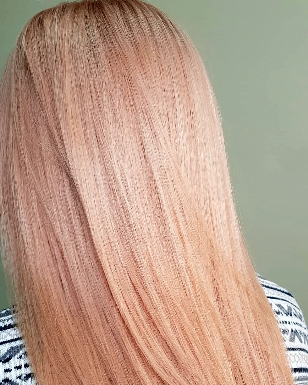 Краска для волос розовое золото велла