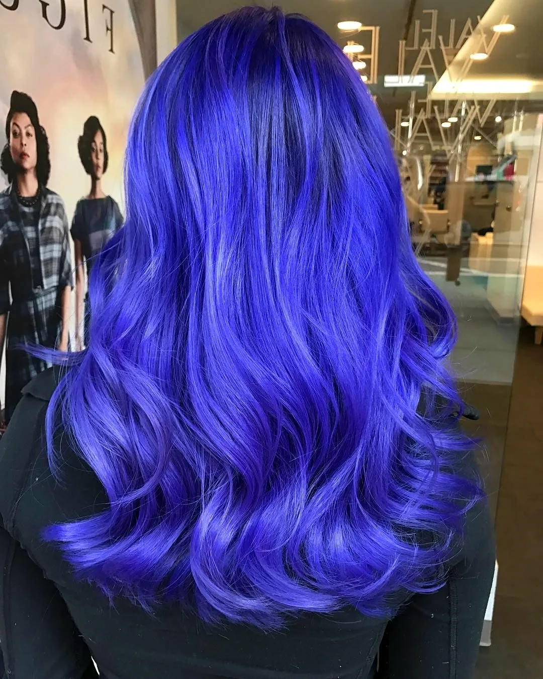 Краска для волос цветная синяя