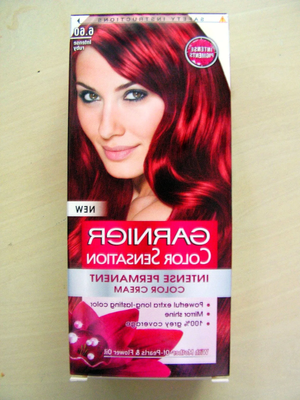 Краска Garnier красные оттенки
