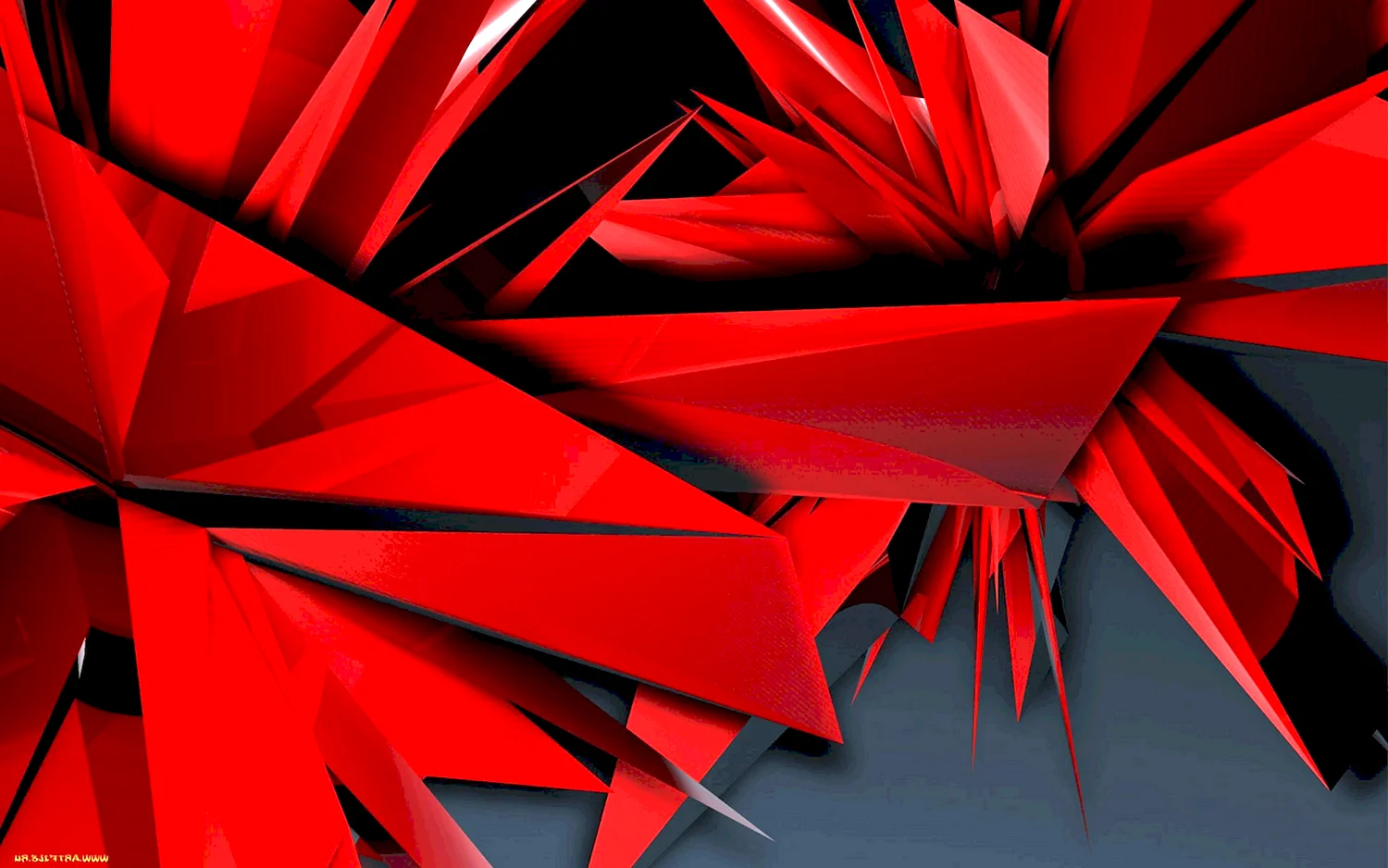 Красная абстракция