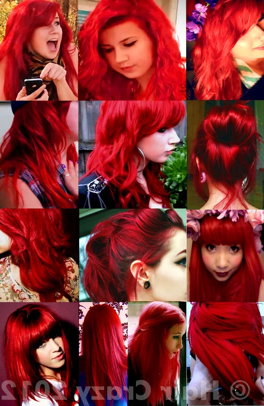 Красная краска для волос