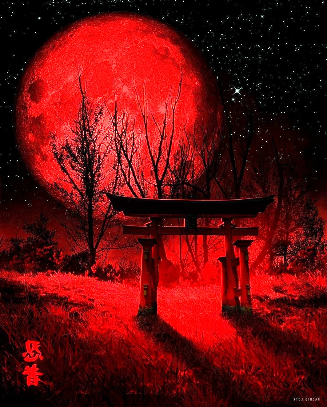 Красная Луна аниме Итачи