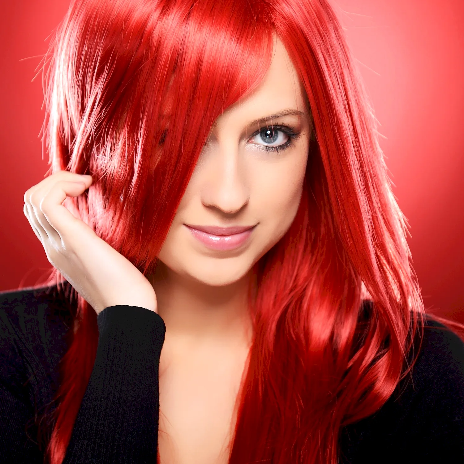 Красно рыжие волосы