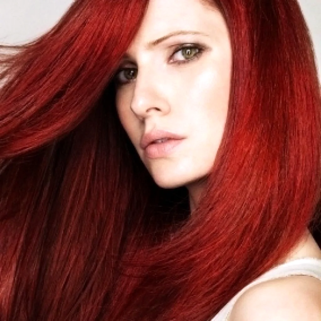 Красно рыжий цвет волос