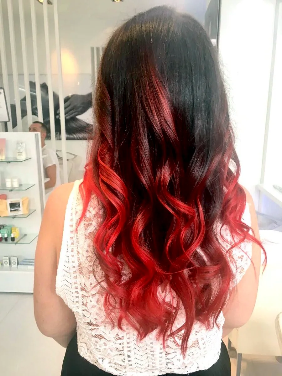 Окрашивание Ombre Hair Color