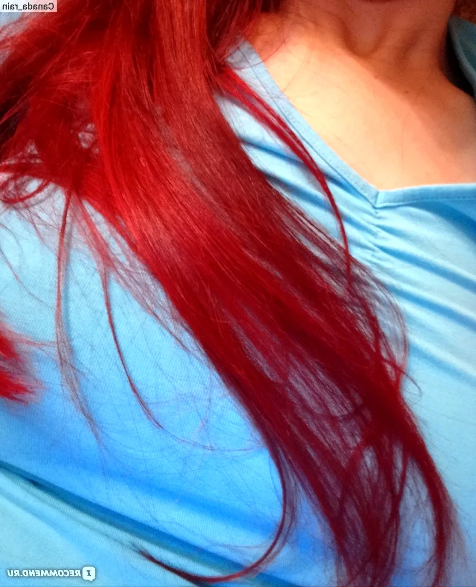 Красные волосы без осветления