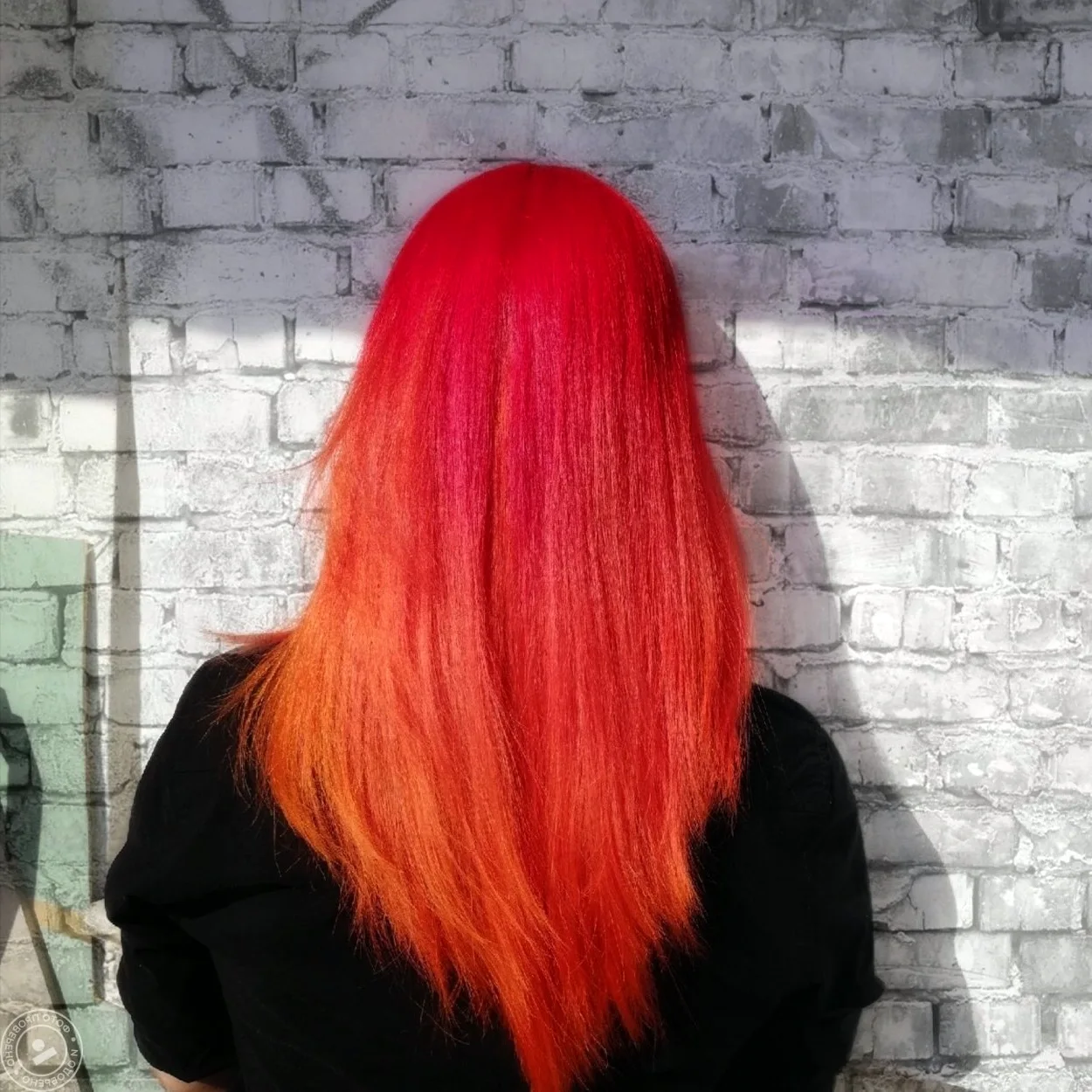 Красные волосы без осветления