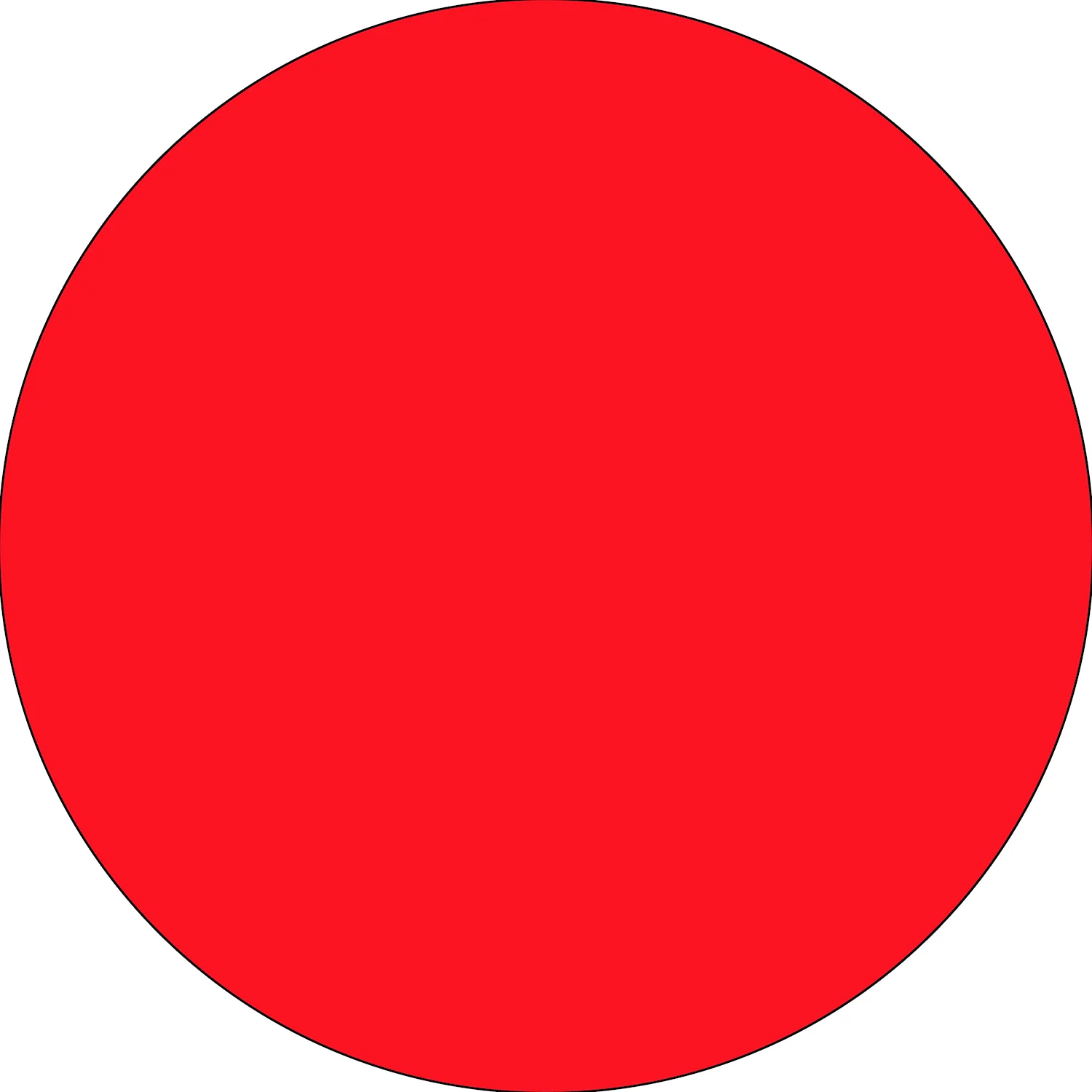 Красный круг с праздником