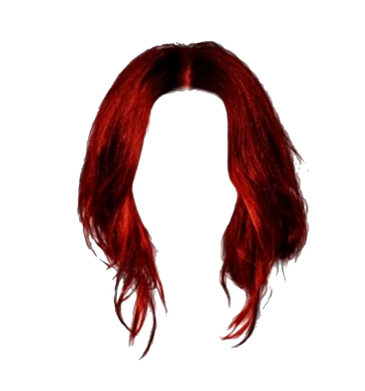 Красный парик для фотошопа