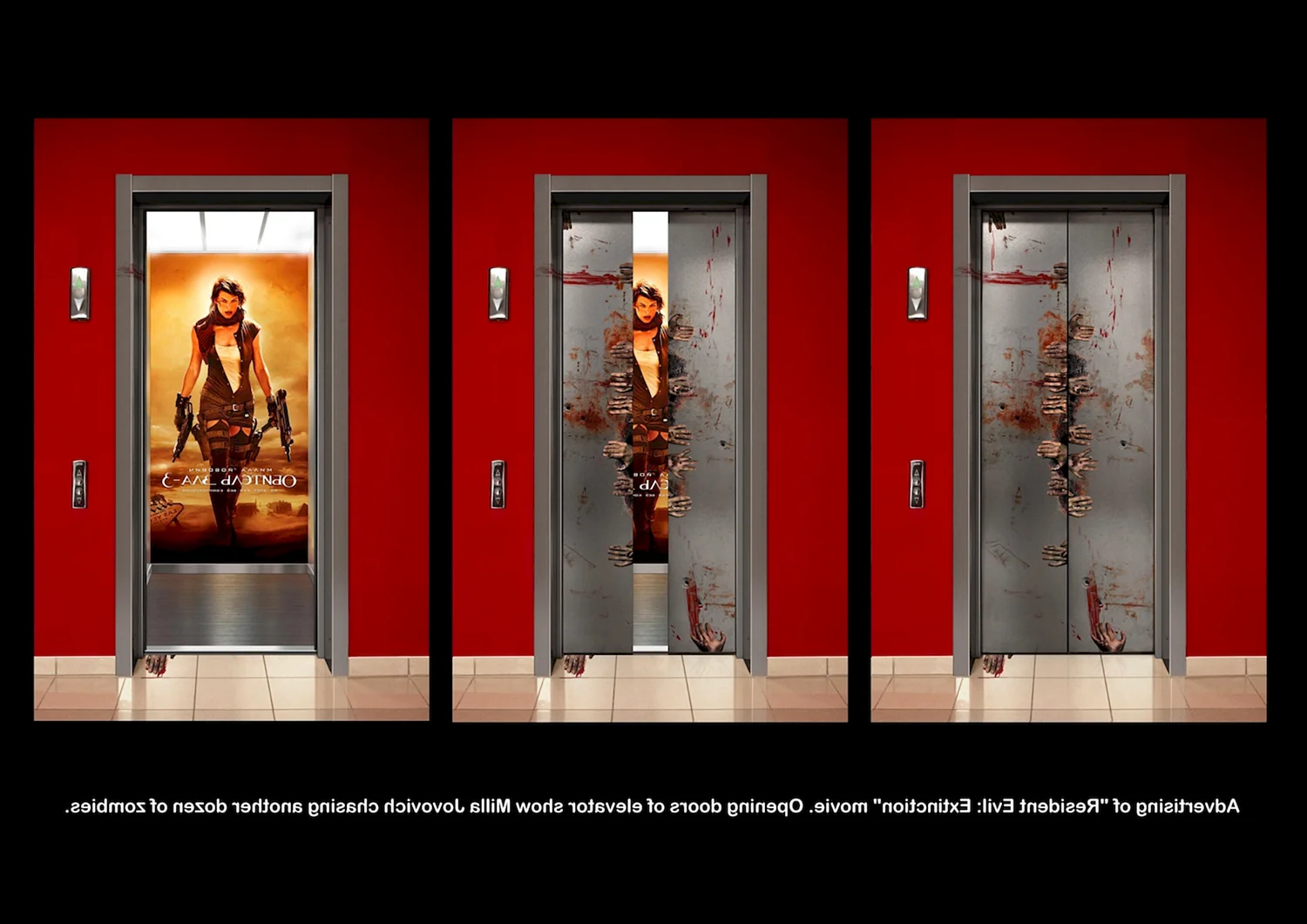 Креативная реклама дверей