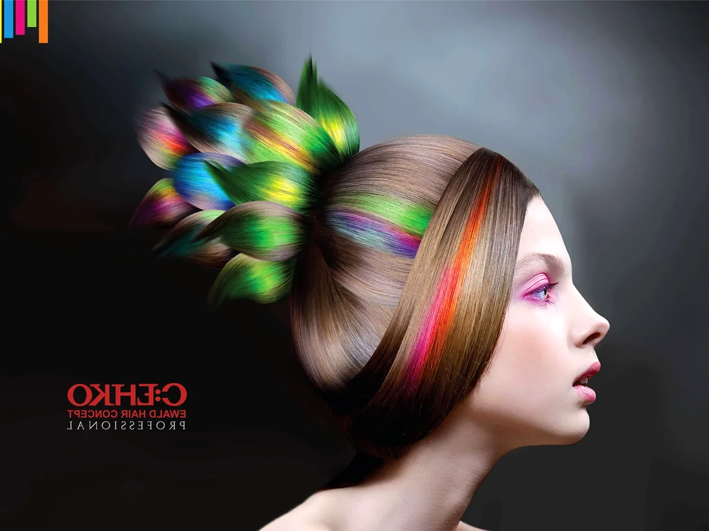 Креативная реклама косметики для волос