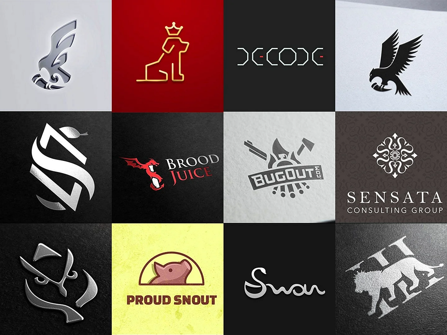 Креативные логотипы компаний