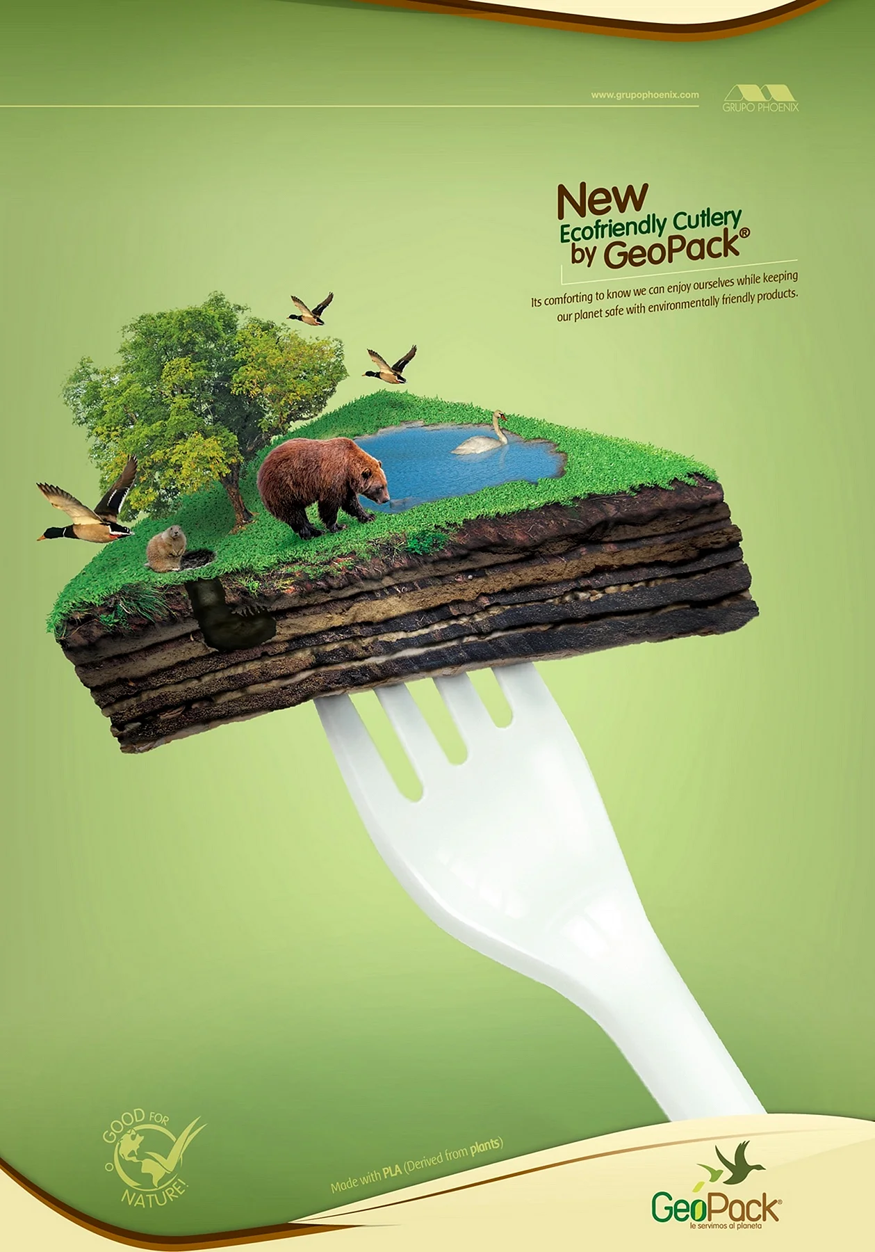 Креативный экологический плакат