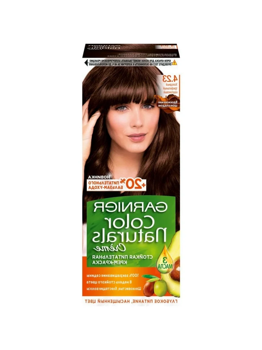 Крем-краска для волос Garnier Color naturals (110 мл) - 3.3 глубокий темно-каштановый
