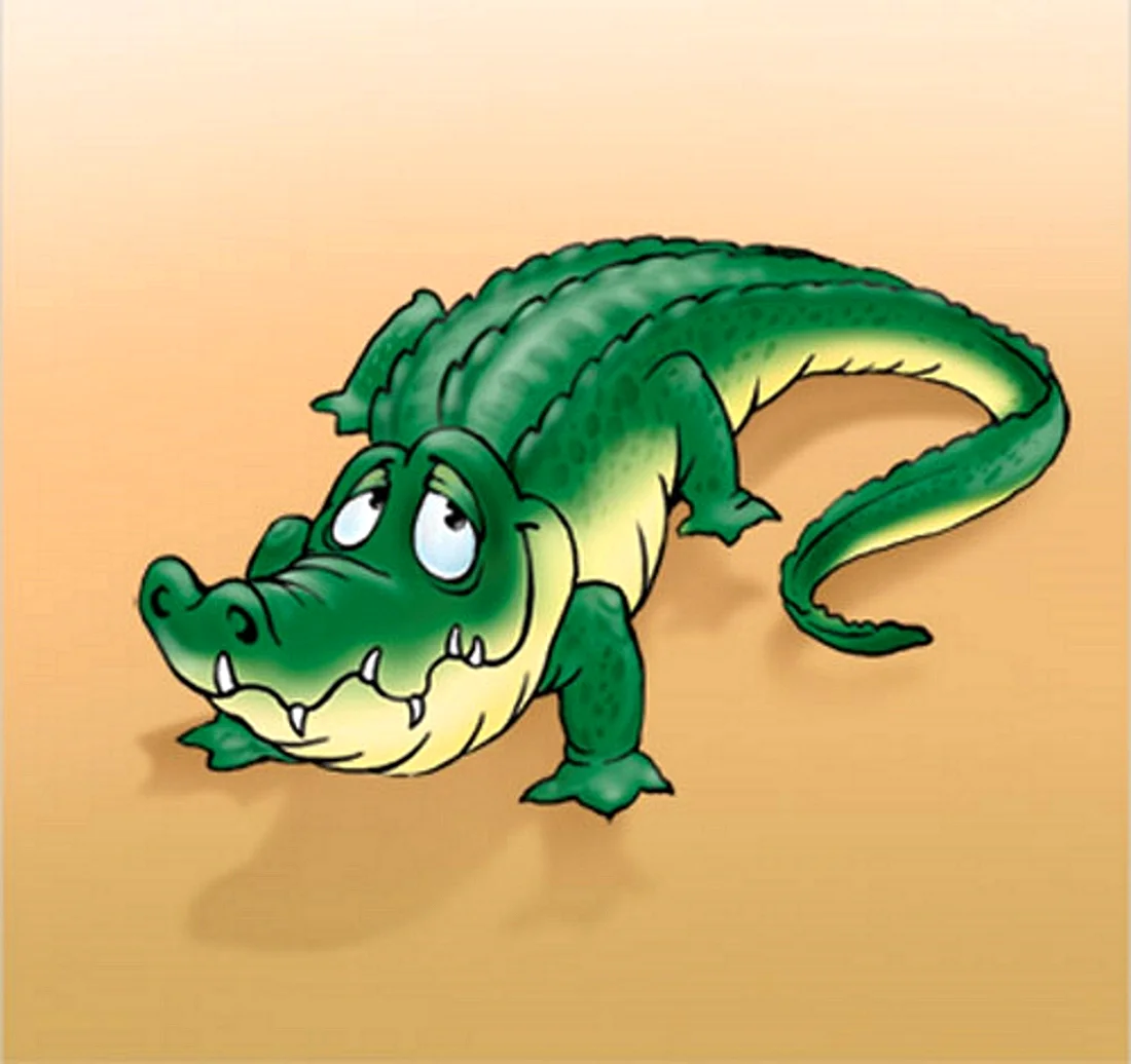 Крокодил мультяшный