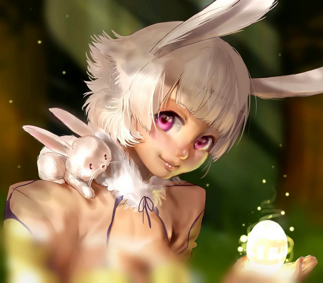Кролик девушка фэнтези