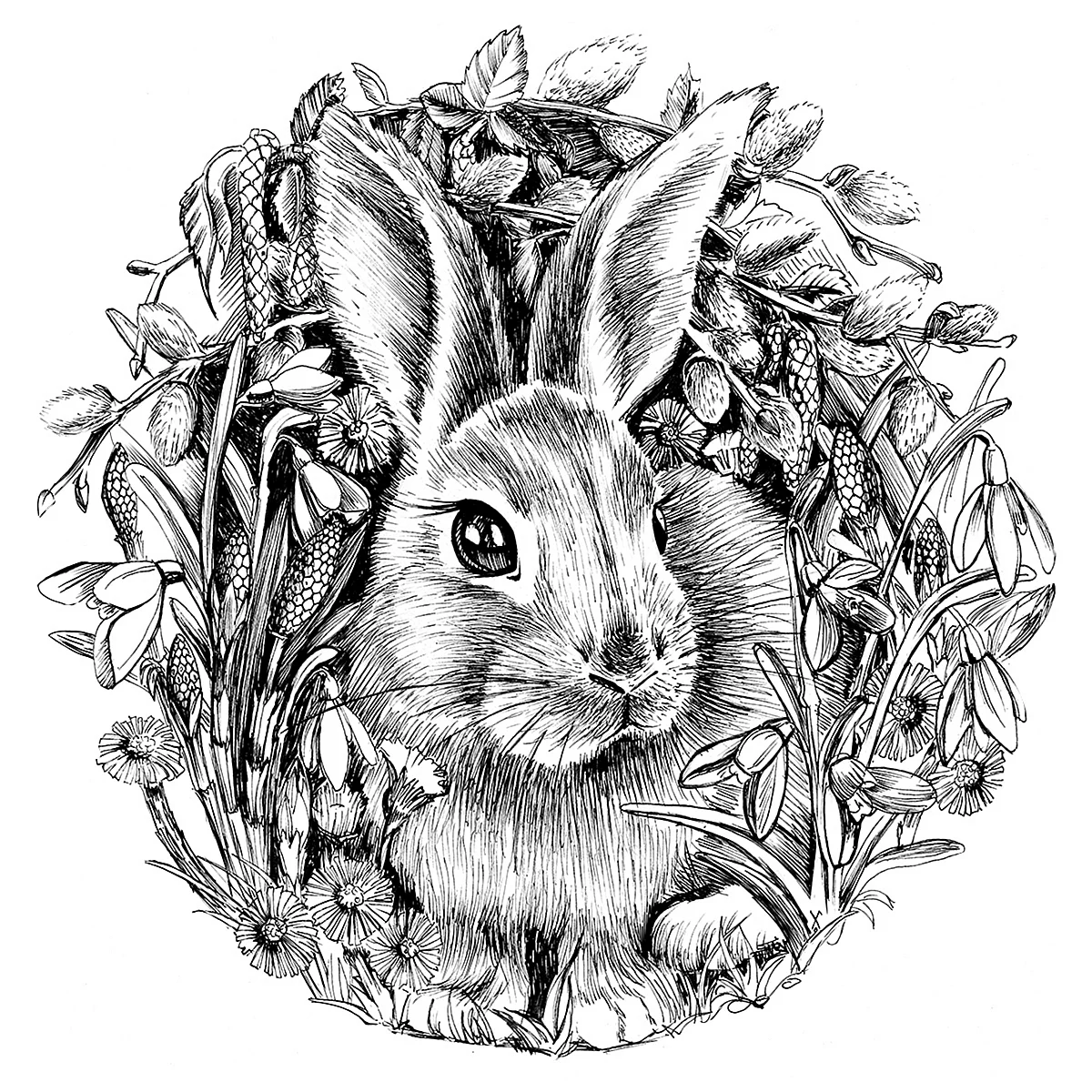 Кролик эскиз