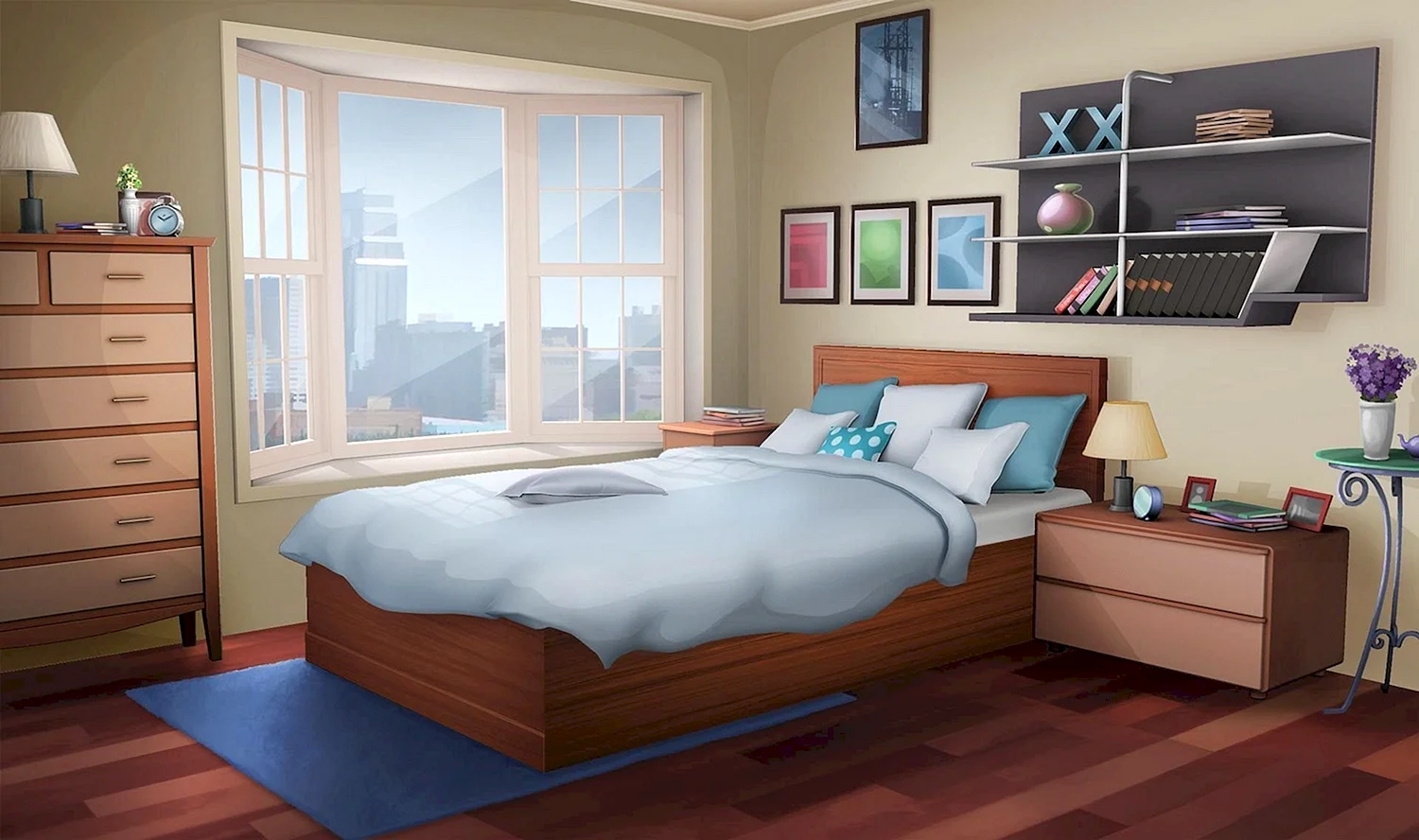 Кровать аниме гача ла1ы
