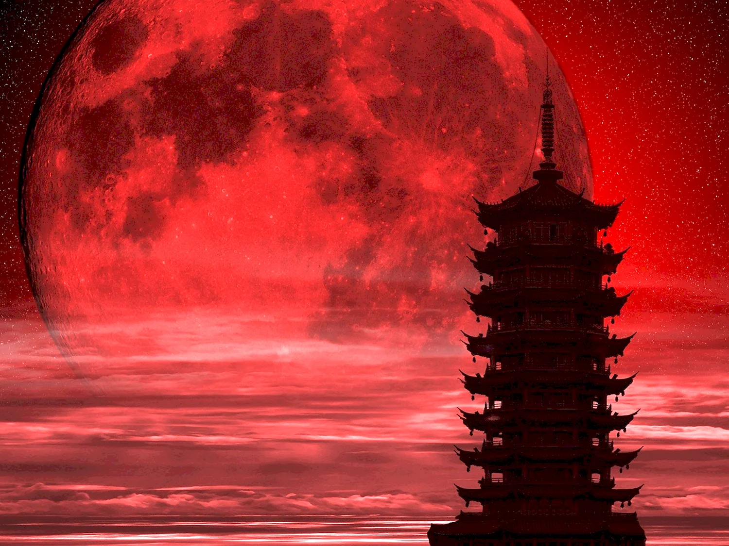 Кровавая Луна Япония