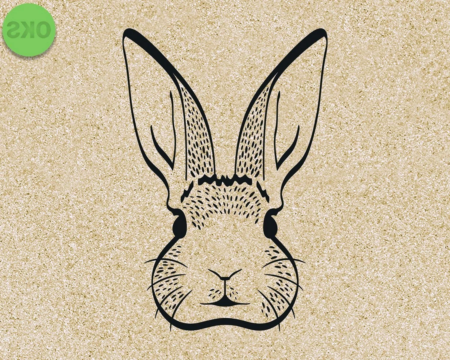 Крутой кролик рисунок