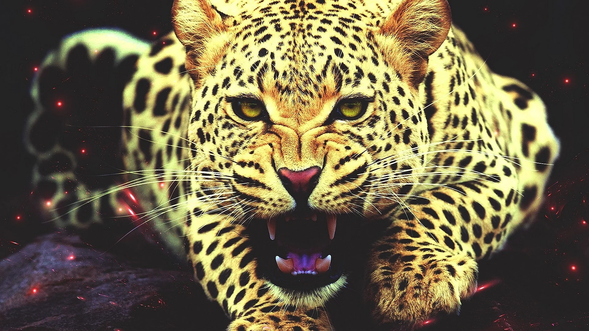 Крутой леопард