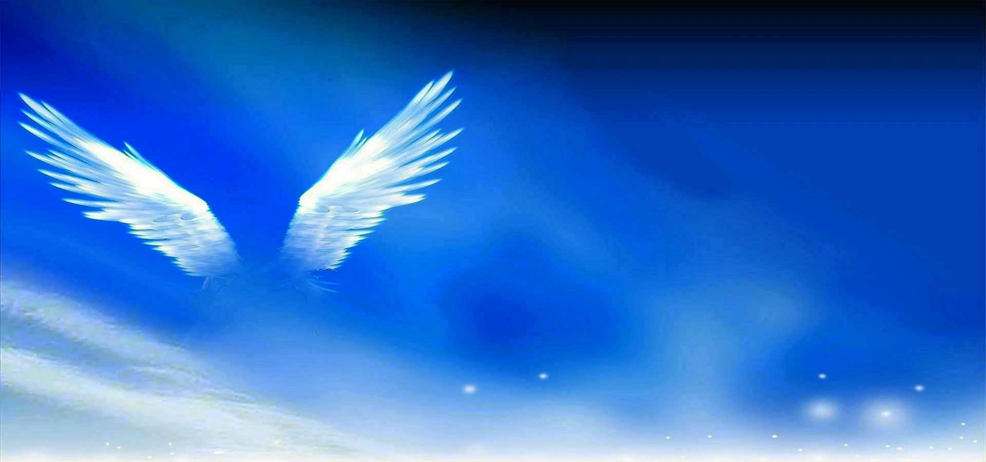 Крылья ангела в небе