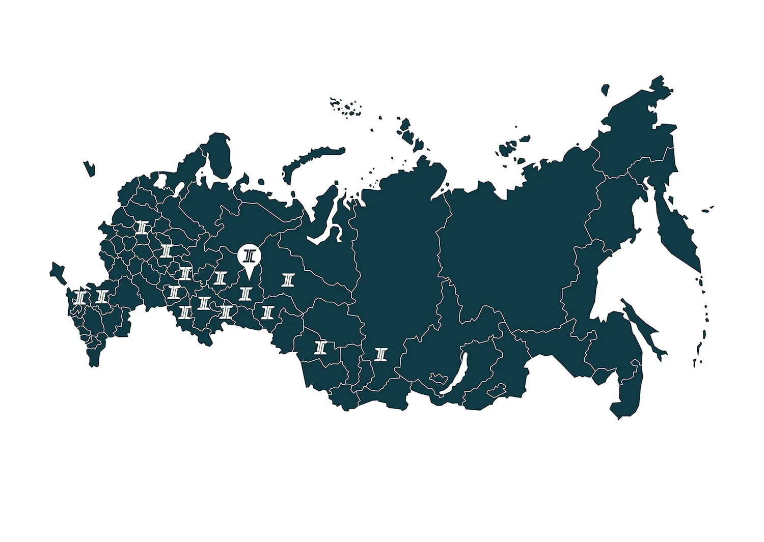 Крым на карте России