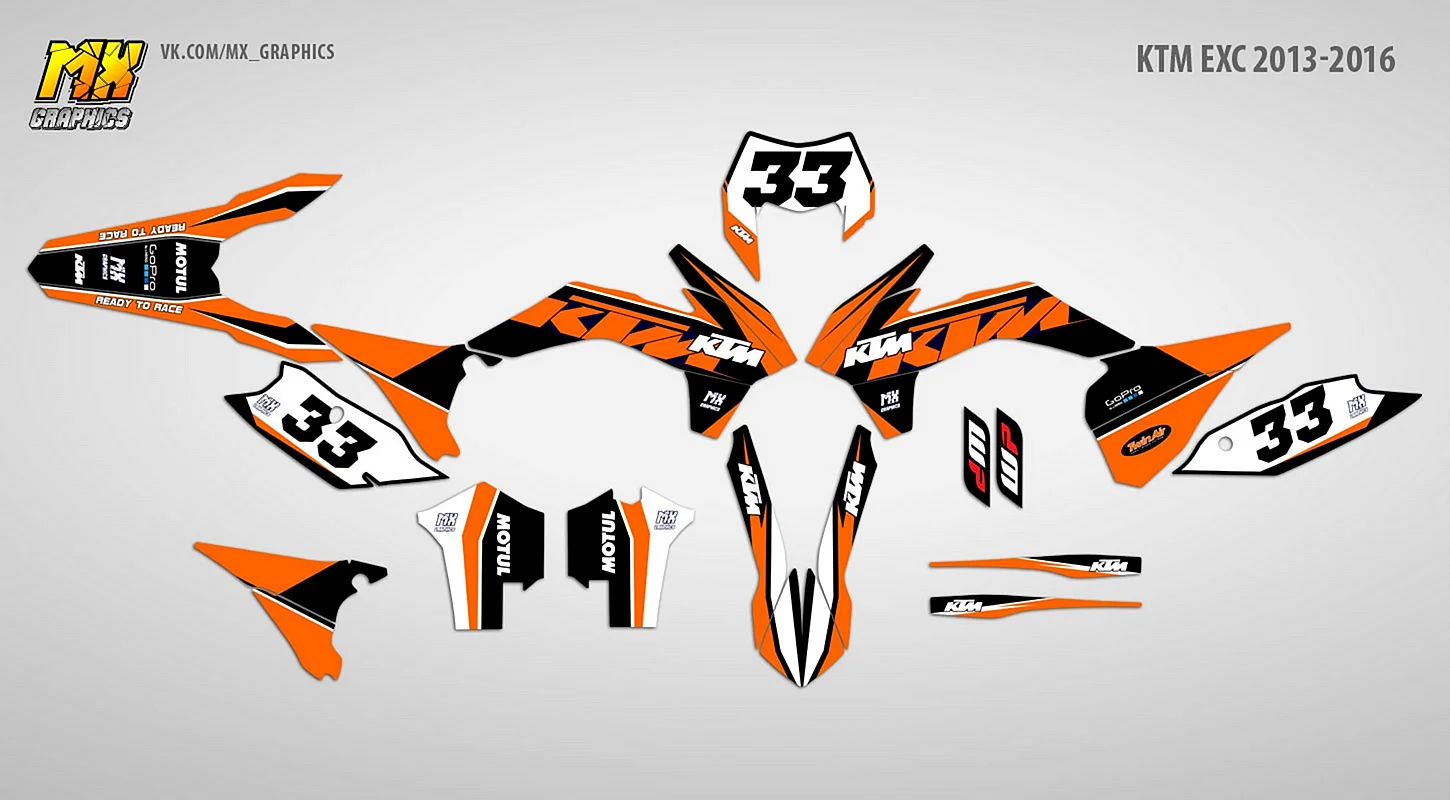 KTM EXC 2014 Graphics