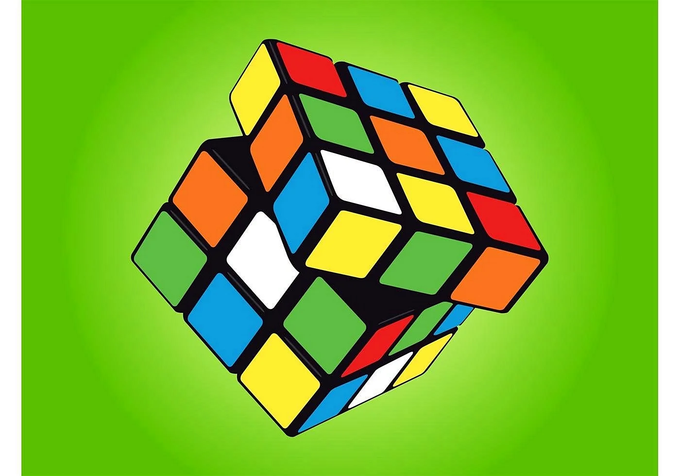 Кубик рубик 3d