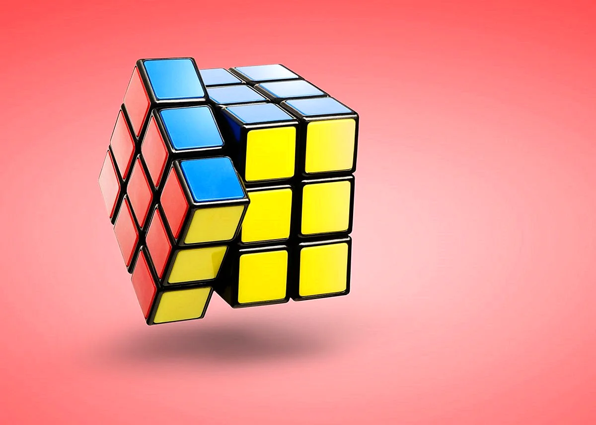 Кубик рубик синий