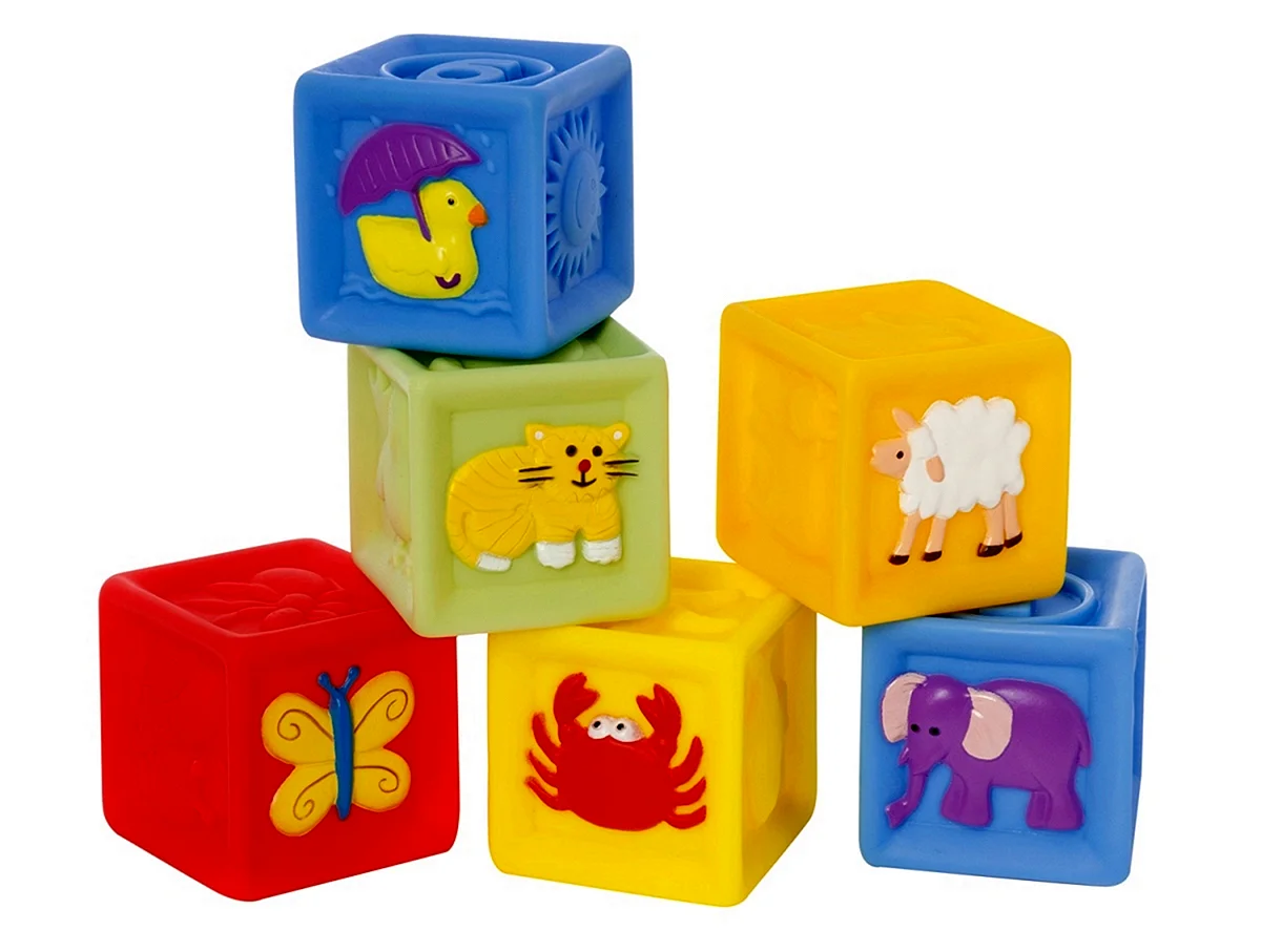 Кубики для малышей до года