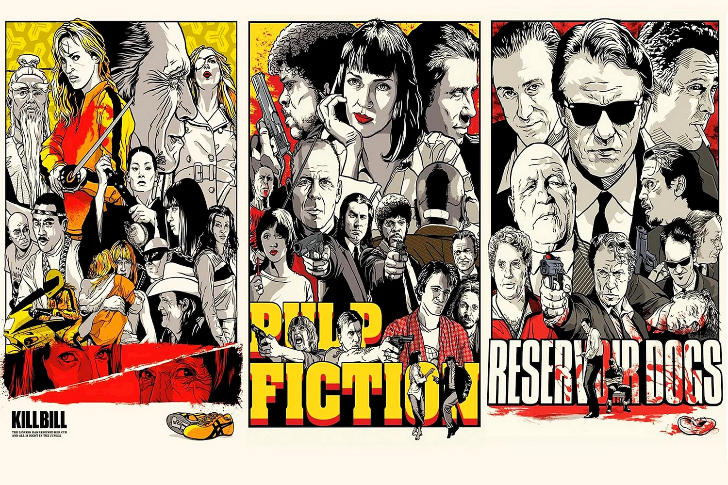 Квентин Тарантино Pulp Fiction poster