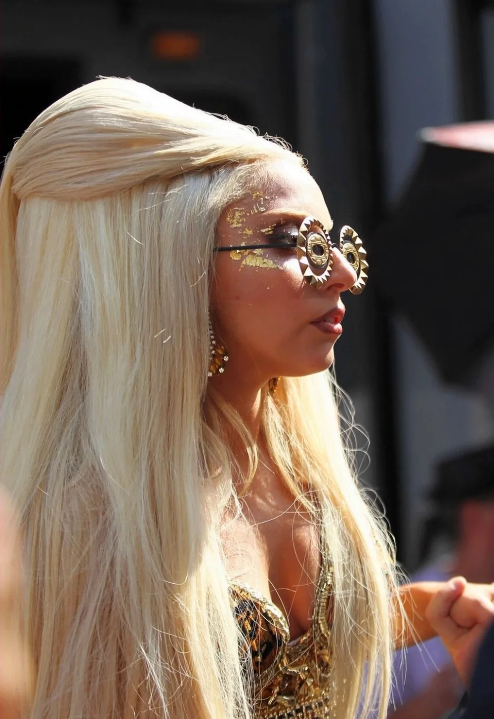 Леди Гага с длинными волосами