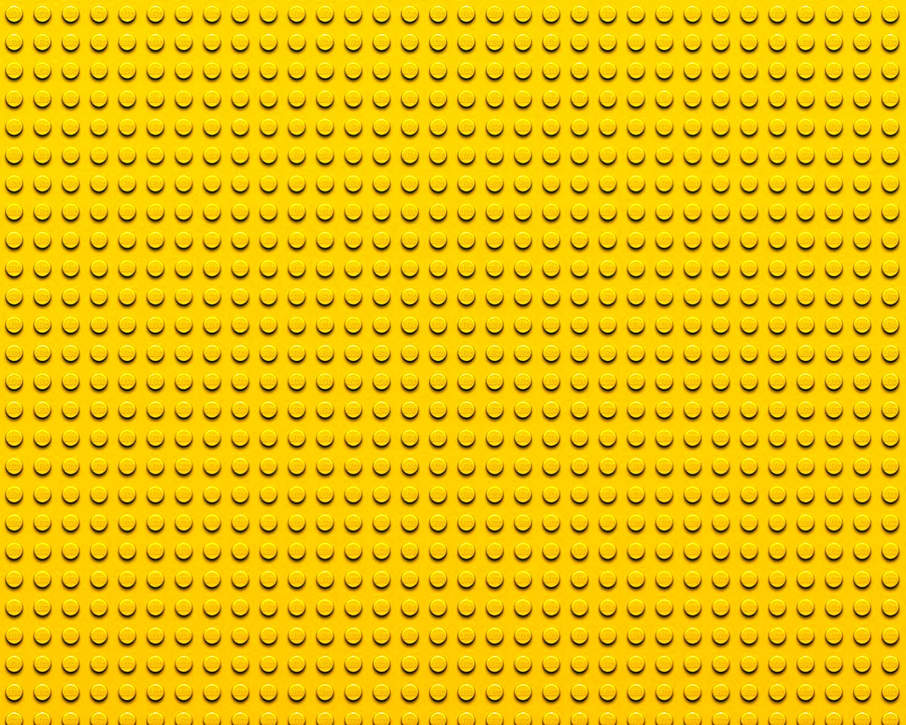 Лего пластина желтая