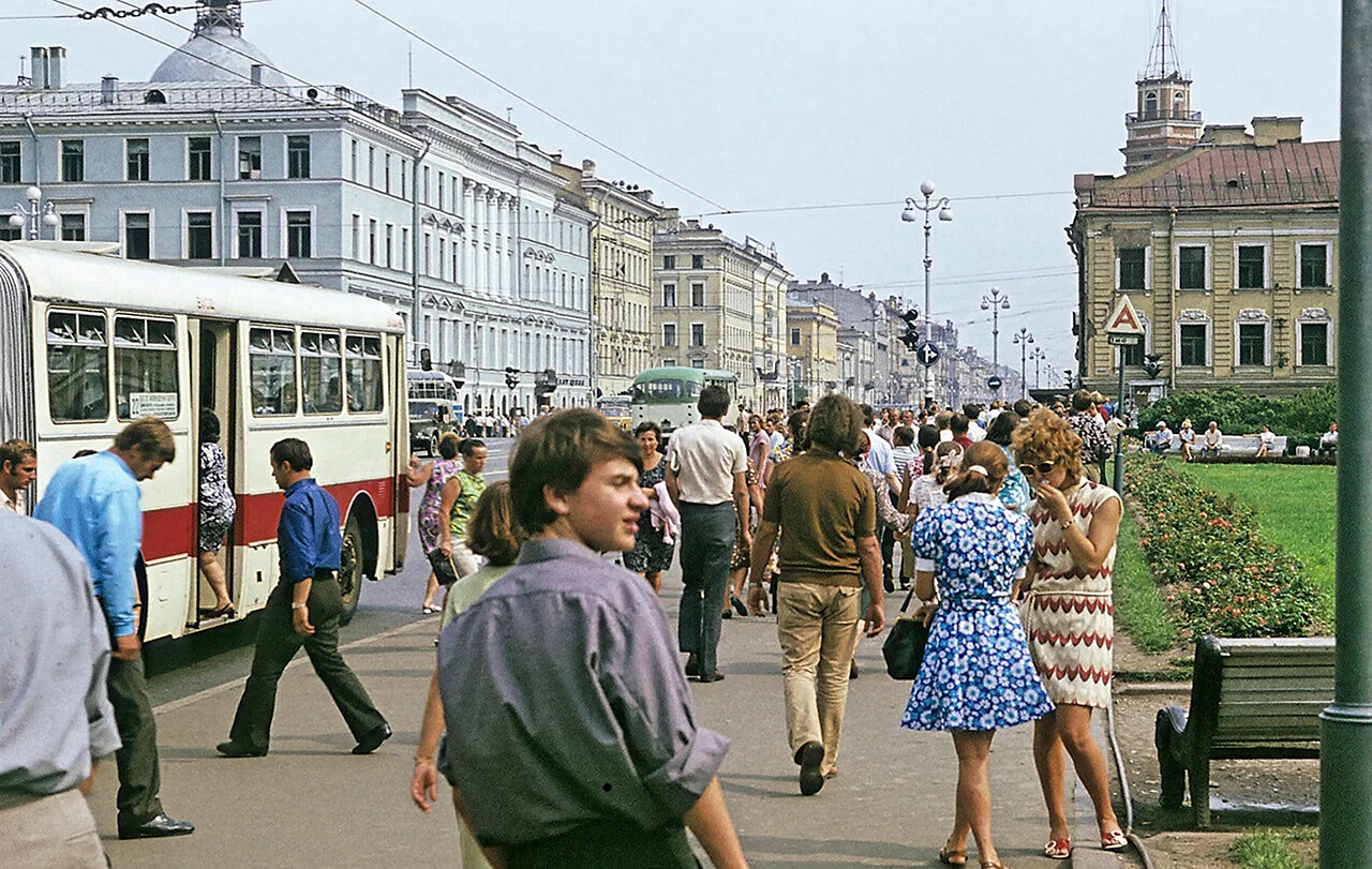 Ленинград 1972 год Невский проспект