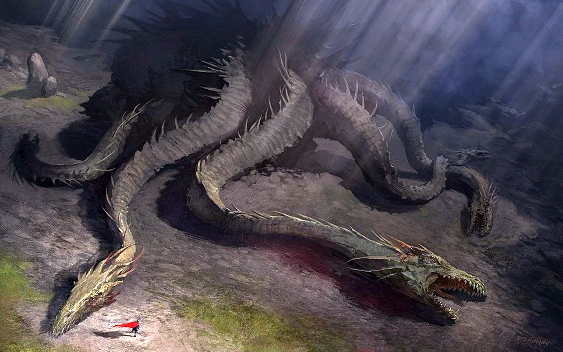 Лернейская гидра дракон
