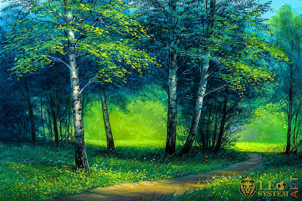Лесной пейзаж Белов Сергей