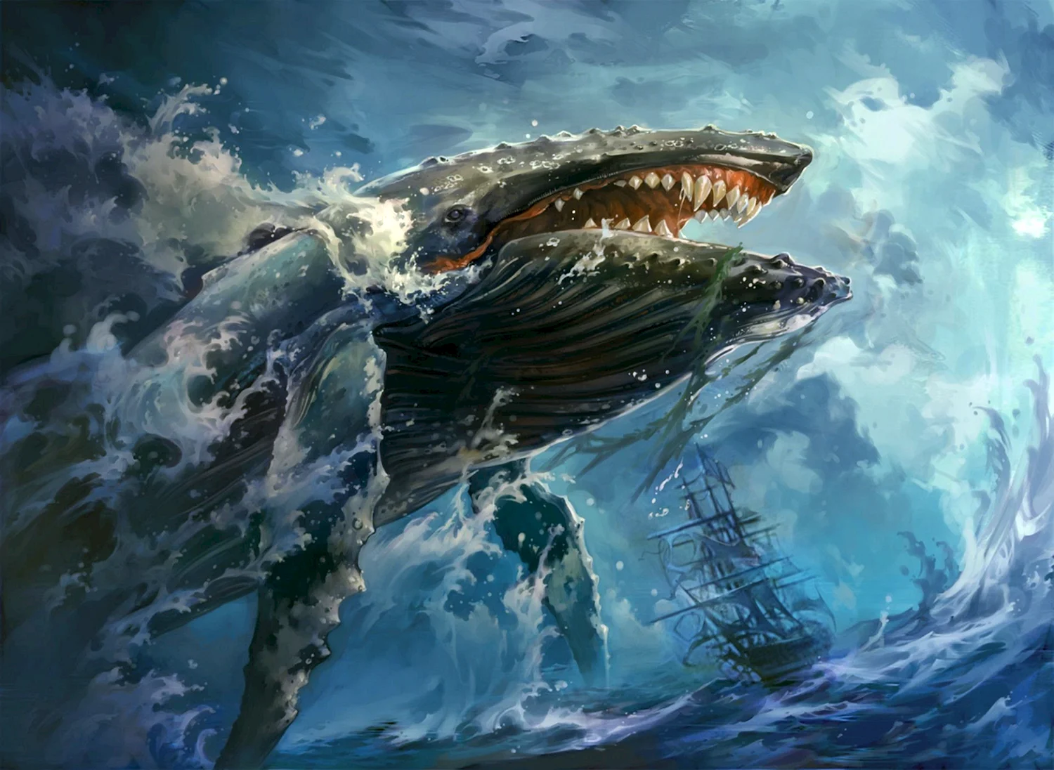 Левиафан монстр кит
