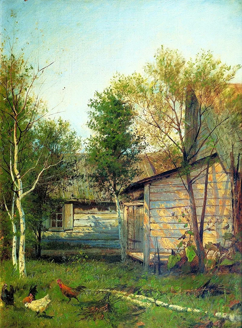 Левитан художник Солнечный день Весна 1877