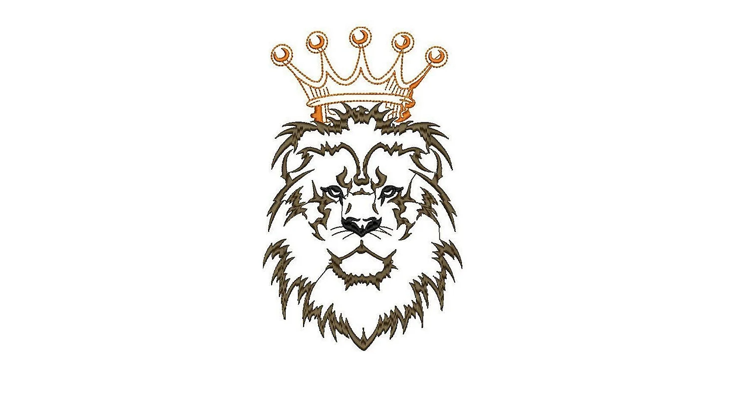 Lion with Crown c7802ъ
