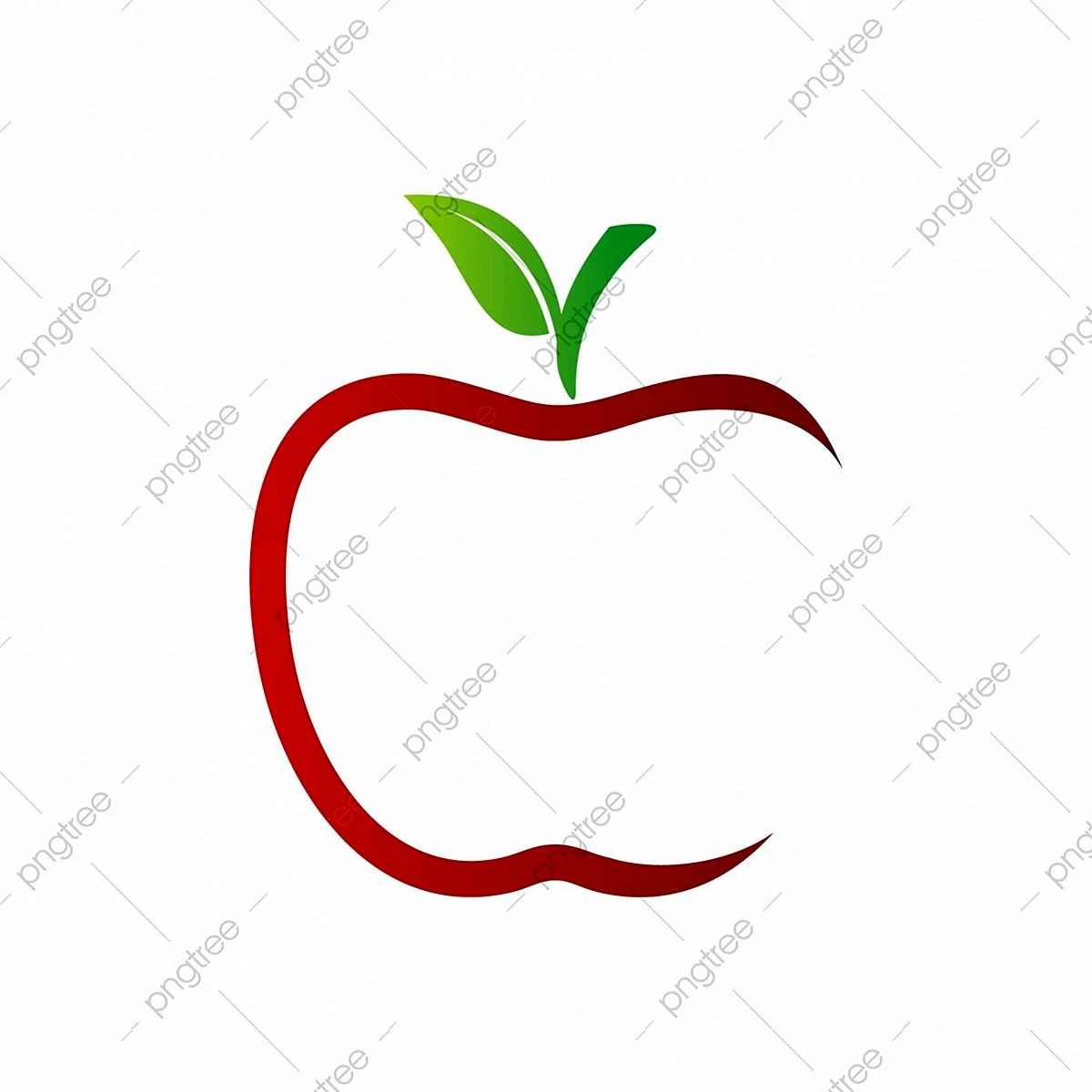 Лист яблочный пиктограмма