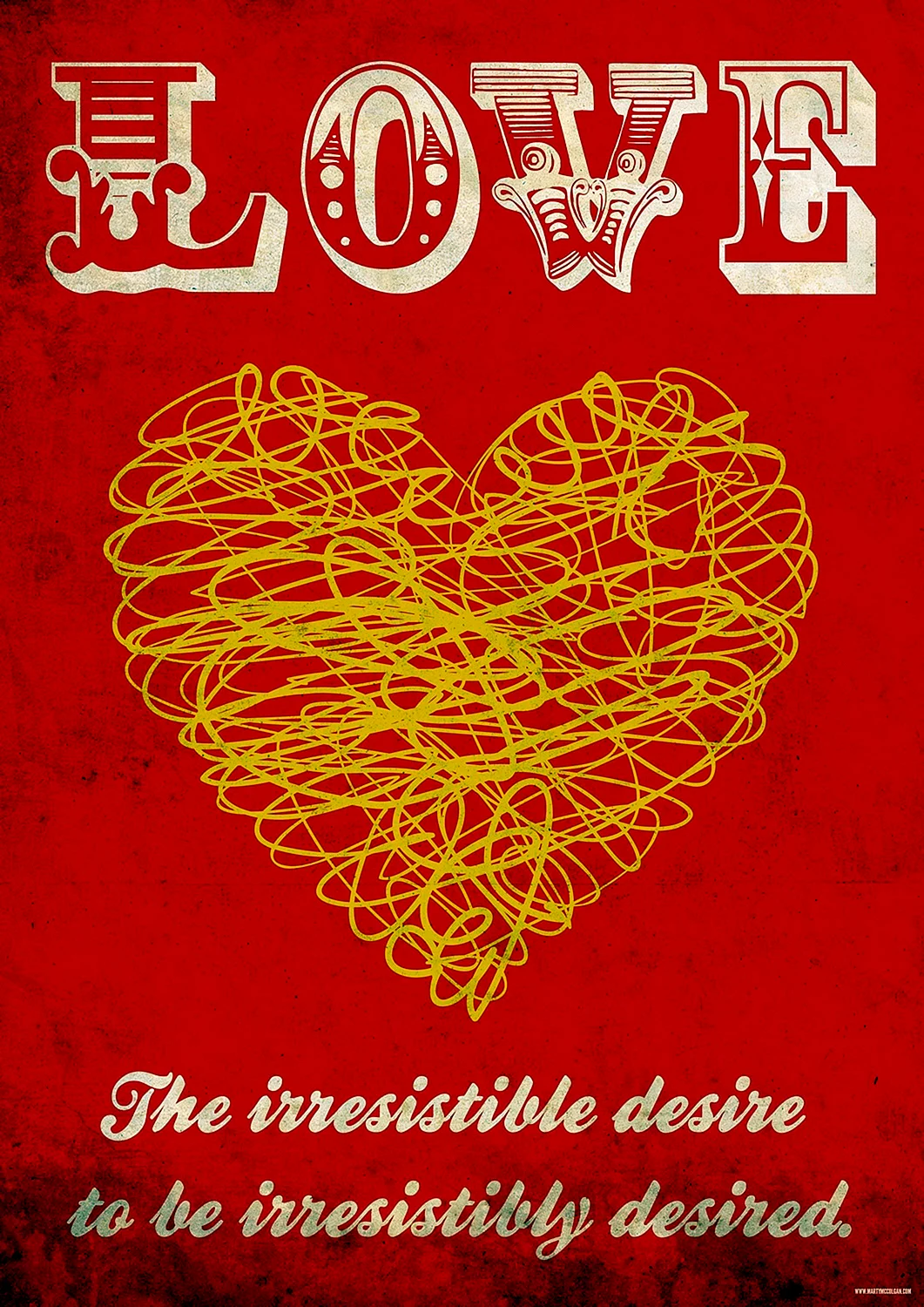 Любовный плакат
