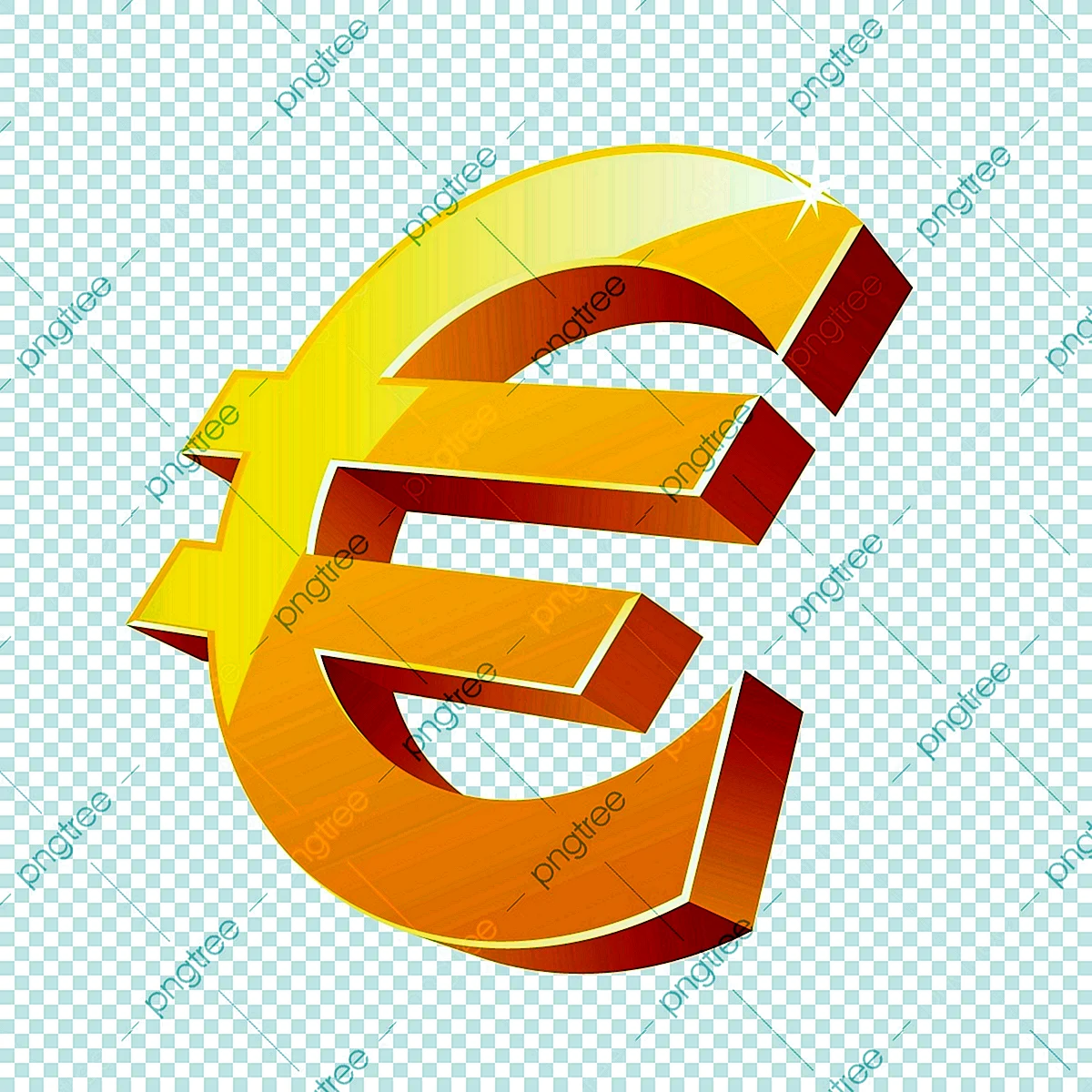 Лого евро золотой