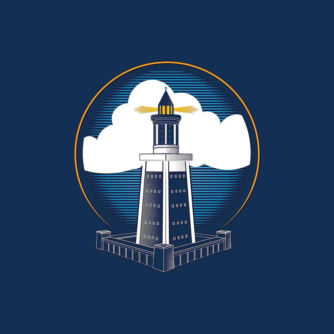 Логотип Александрийского маяка