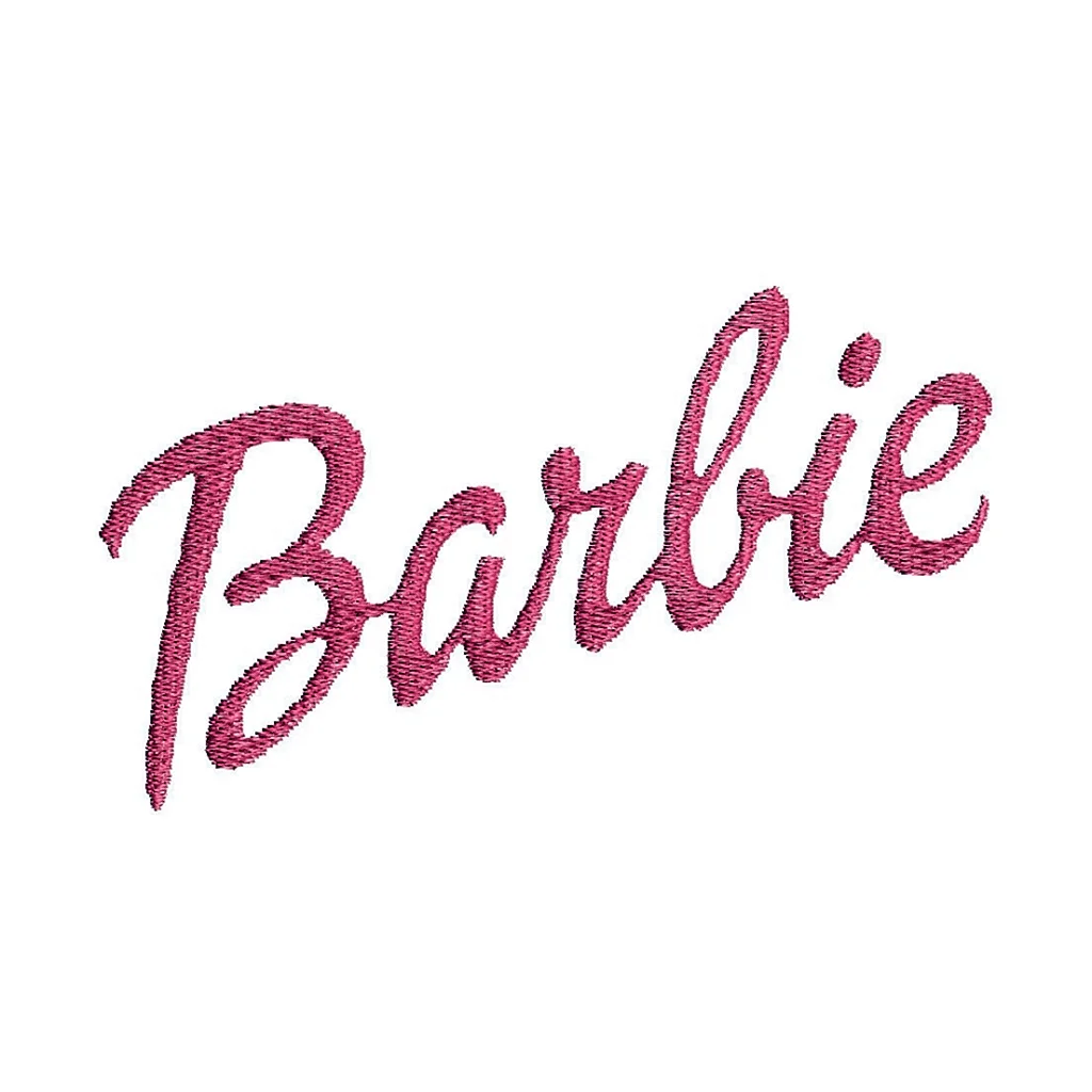 Логотип Барби на прозрачном фоне