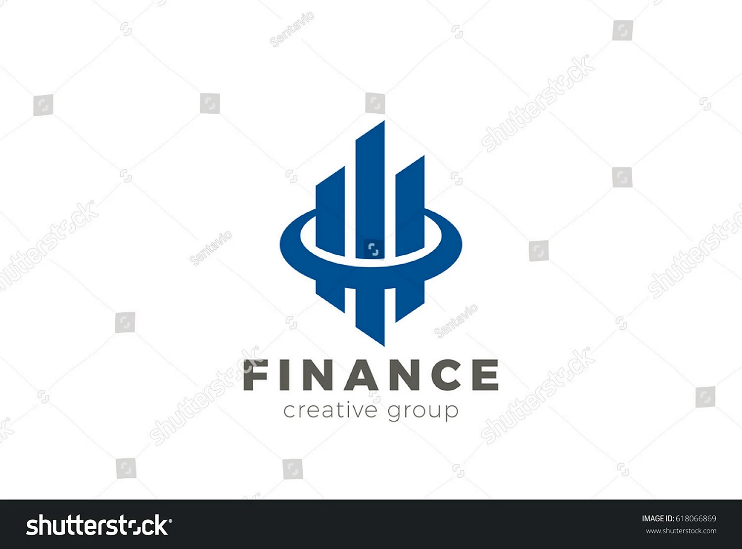 Логотип бизнес Финанс