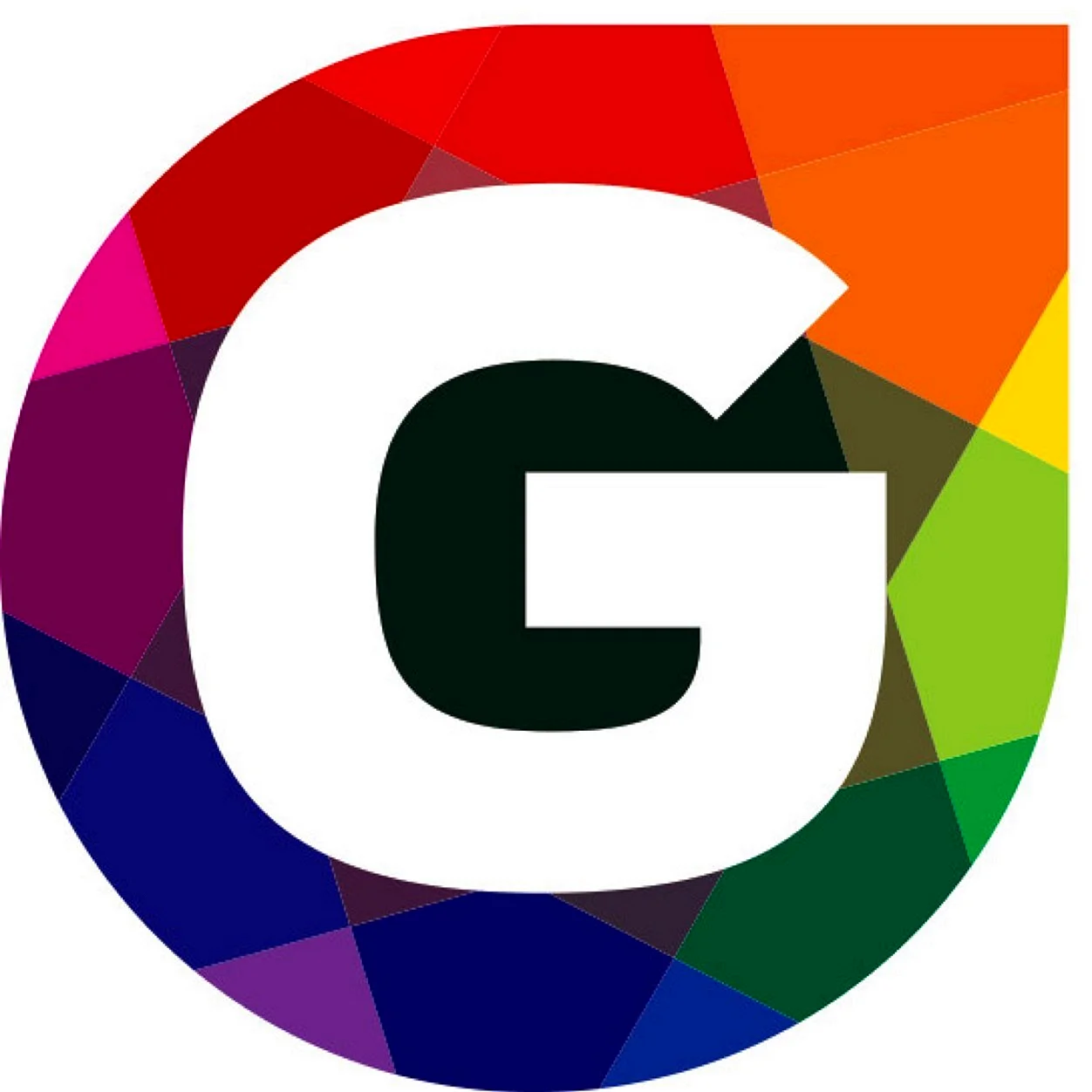 Логотип буква g современно