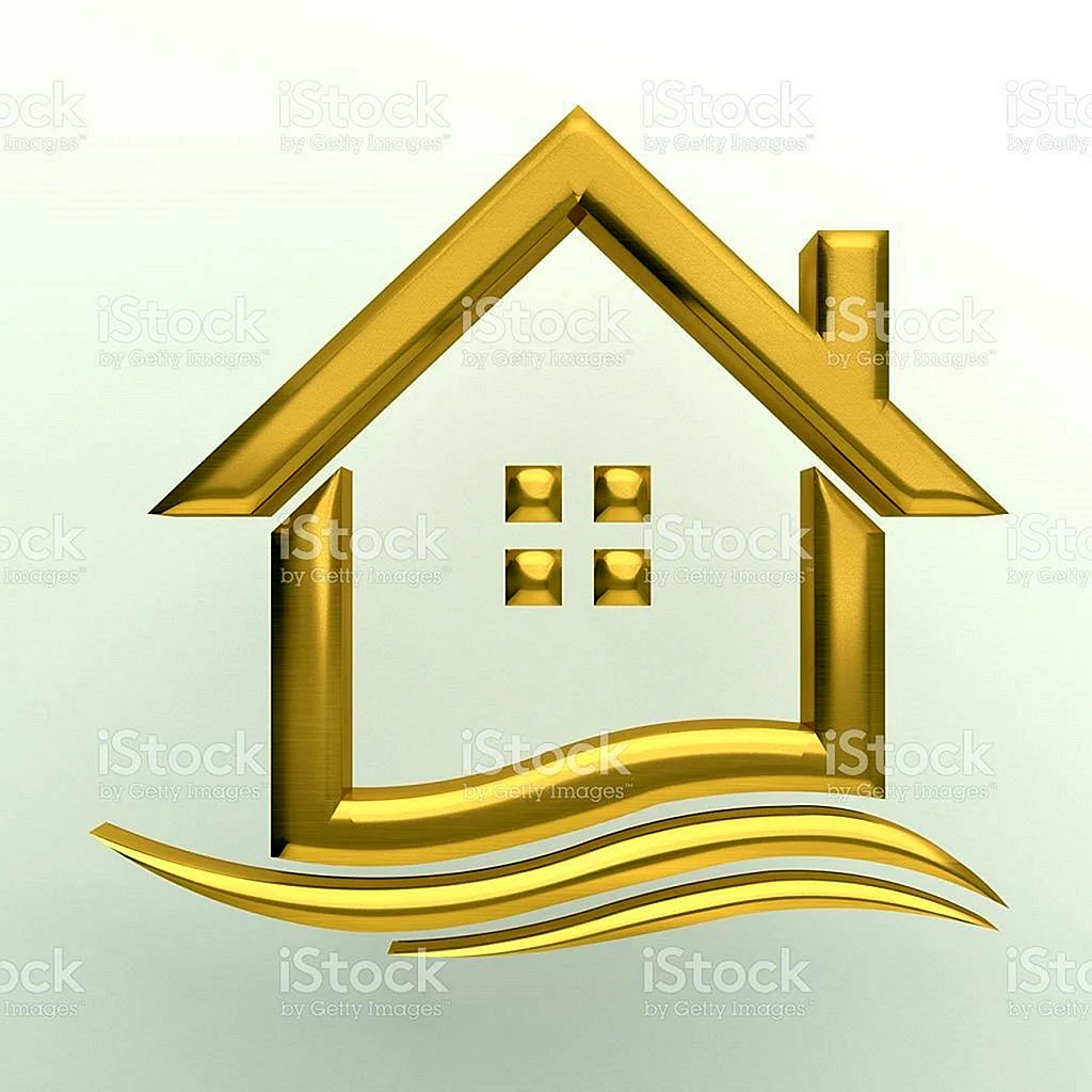 Логотип дом 4 этажа