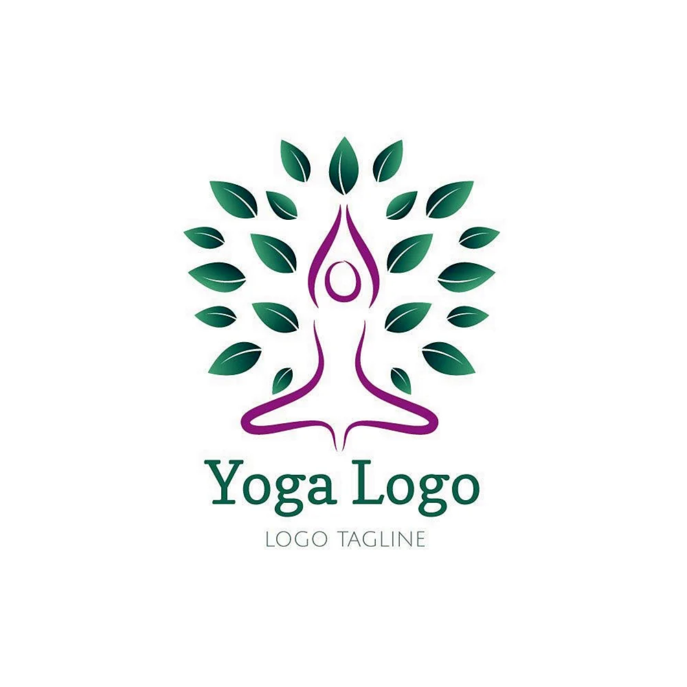 Логотип йоги
